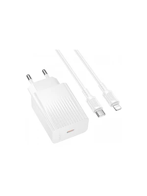 Cargador Borofone Ba75a 30w  Tipo C a Lightning Para Iphone