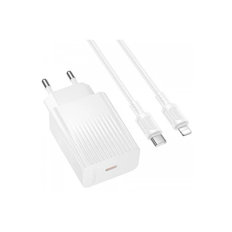 Cargador Borofone Ba75a 30w  Tipo C a Lightning Para Iphone