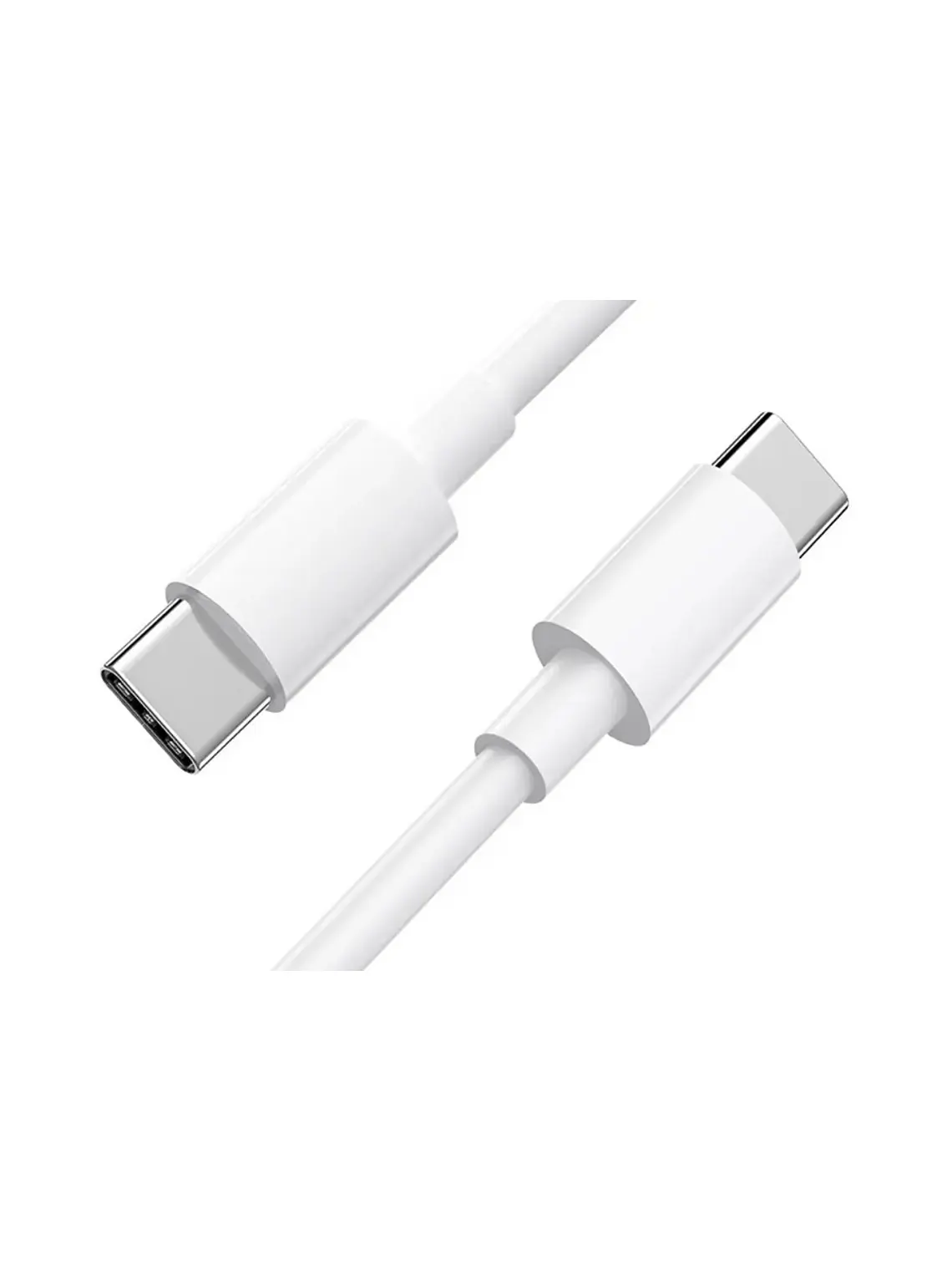 Cable Hoco X51 Data Tipo C A Tipo C 100w 1m Blanco 1