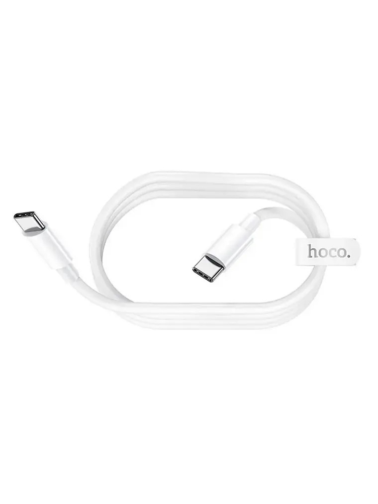 Cable Hoco X51 Data Tipo C A Tipo C 100w 1m Blanco 3