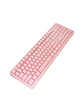 Teclado Gamer Generico Membrana Rosado Idioma Inglés  - Miniatura 2