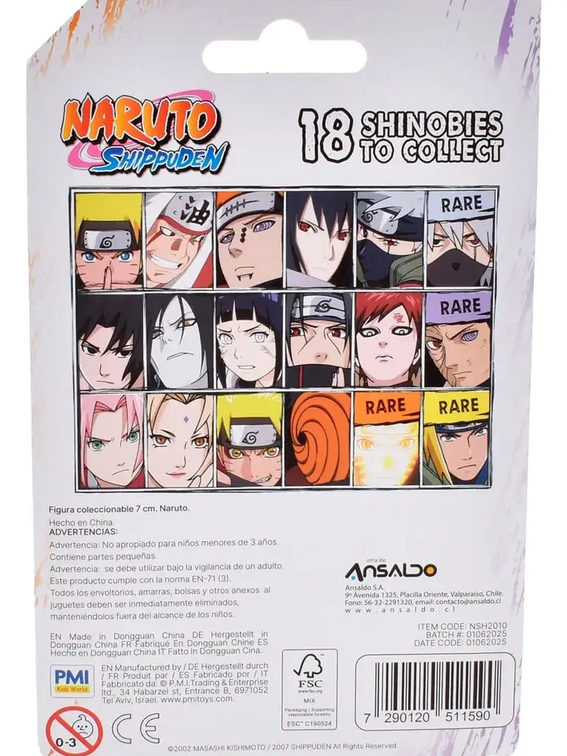 Figura Coleccionables 7 Cm Naruto - Itachi Uchiha 3