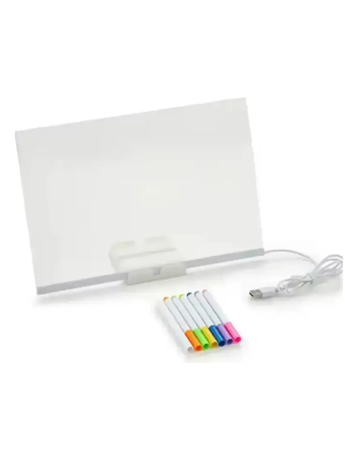 Pizarra Mágica Led Tablero Niños 7 Plumones Juguete 2