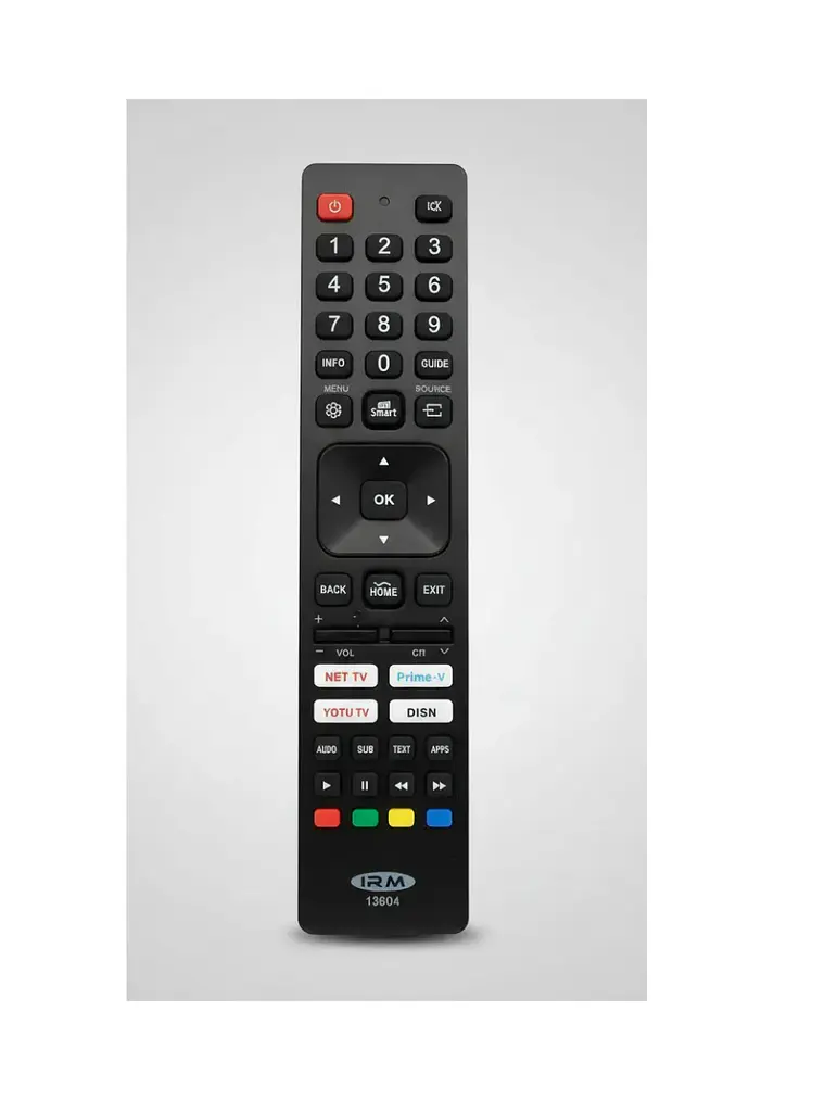 Control Remoto Universal IRM Negro Botón Disney+ y Prime Video Model 13604 1