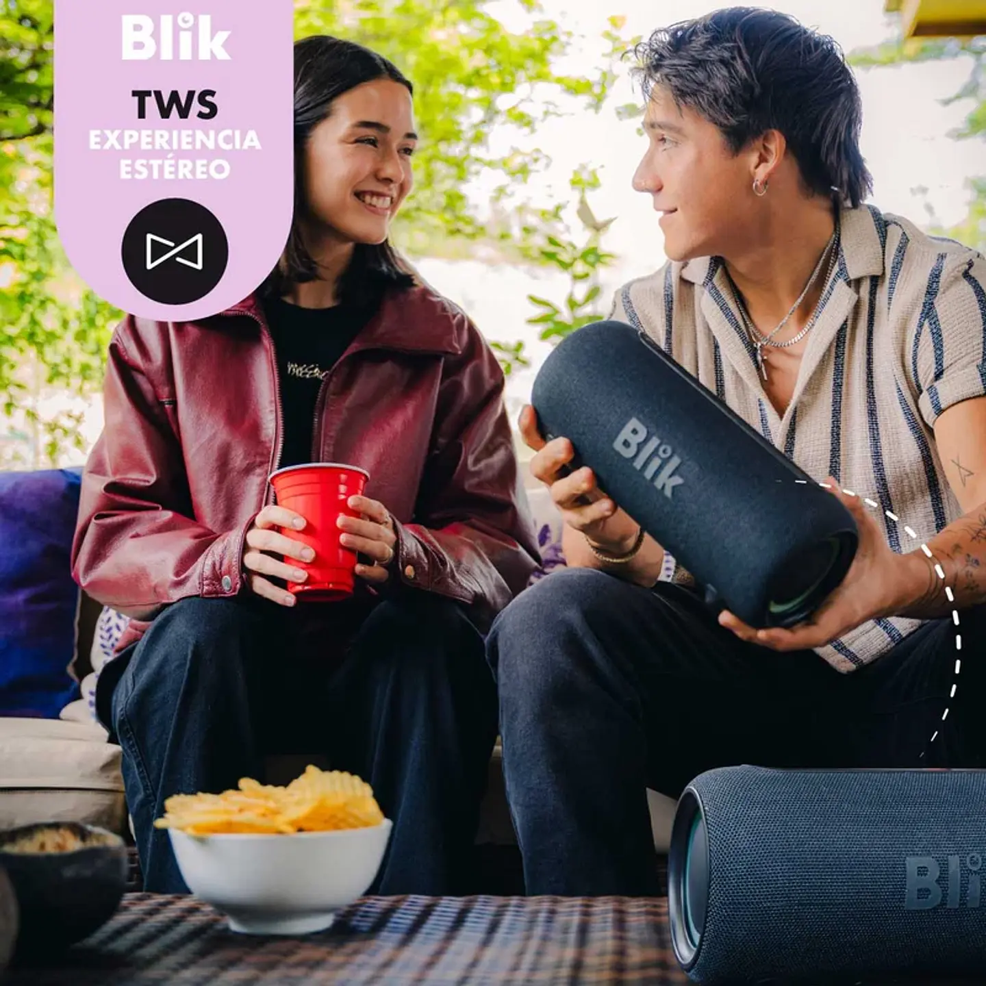 Parlante Bluetooth Portátil Blik Live2 40W 9 Hrs 4