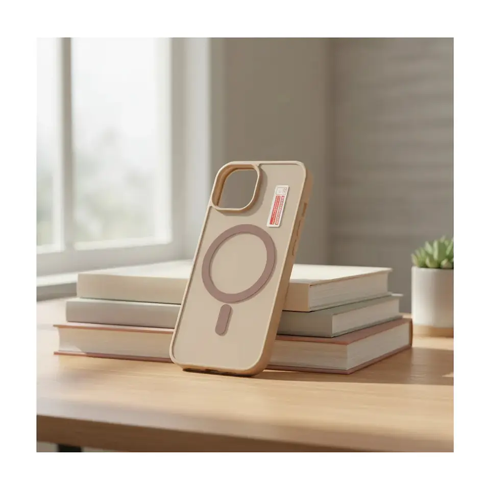 Carcasa Protectora Iphone15 Beige 1