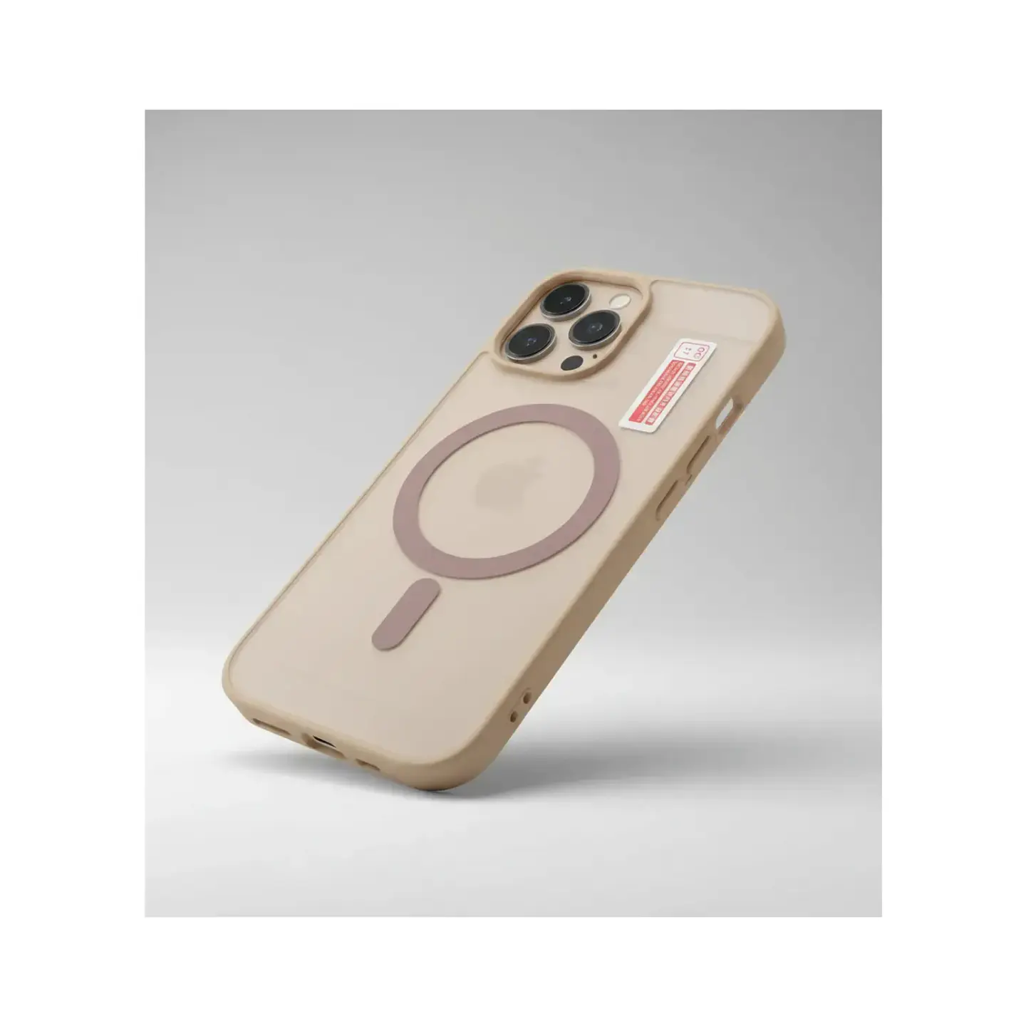 Carcasa Protectora Iphone15 Beige 2