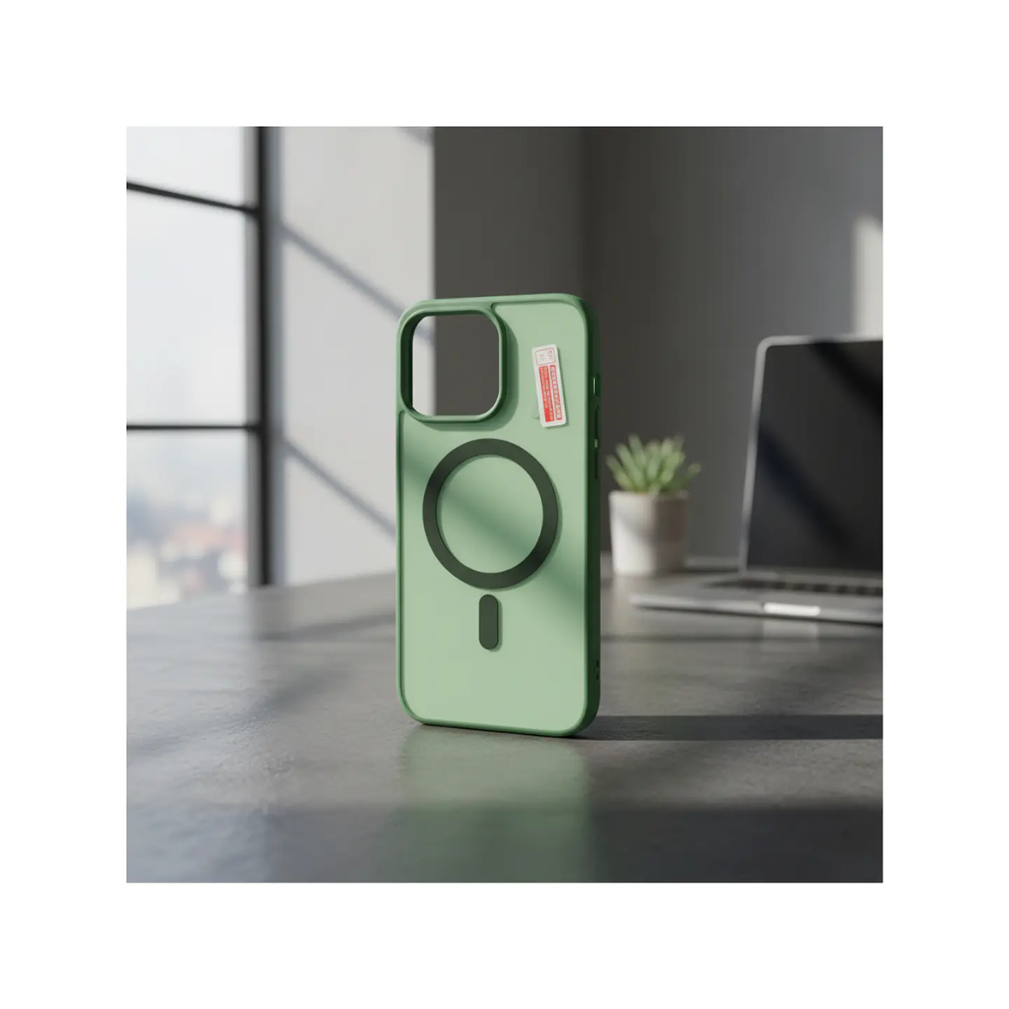 Carcasa Protectora Iphone15 Verde 3