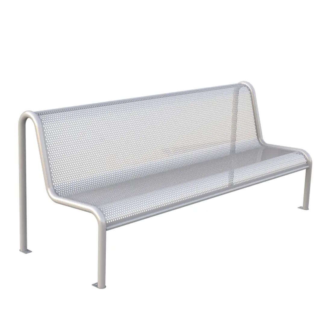 Banco Metal Perfurado 1