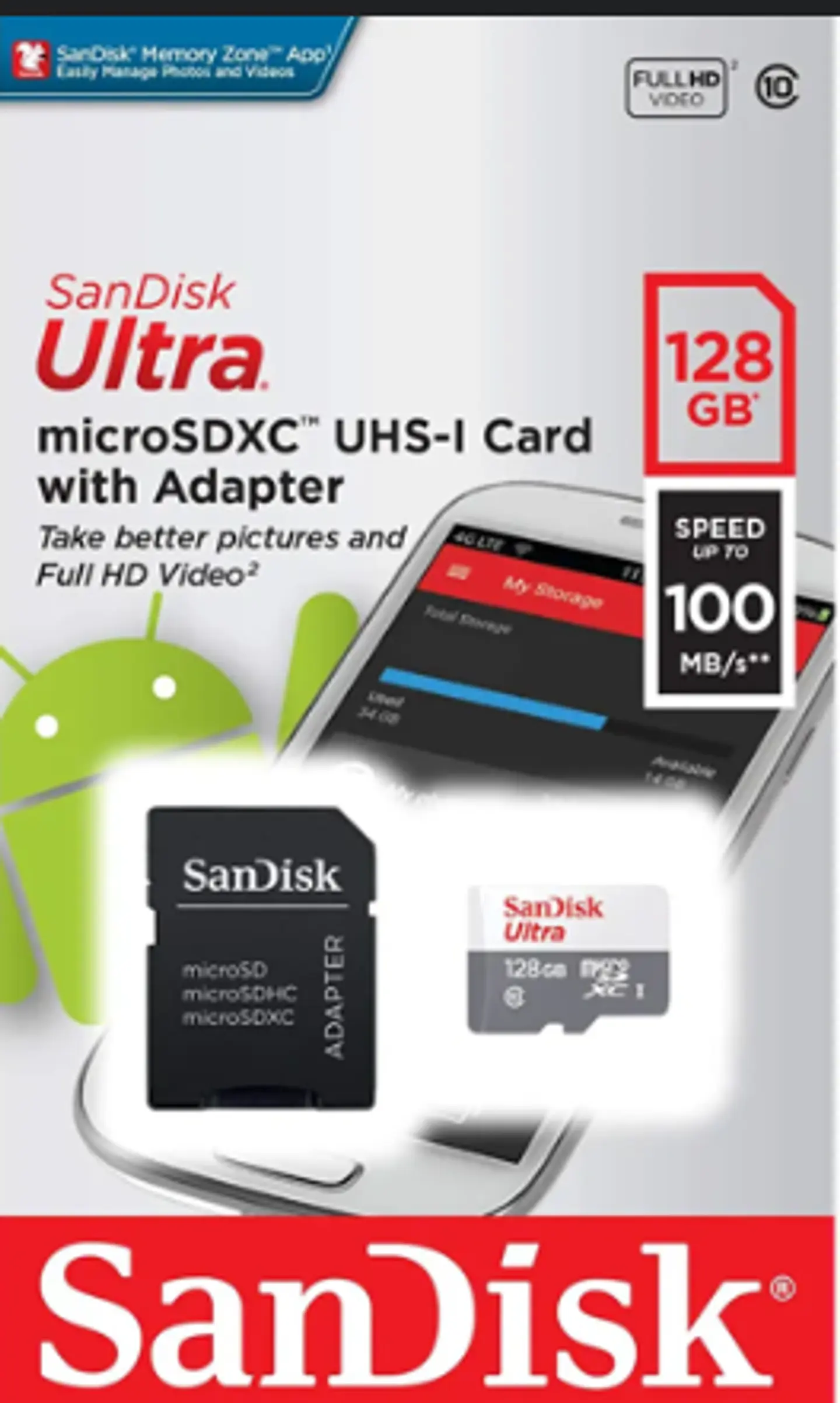 MICRO SD SANDISK ULTRA 128 GB 1
