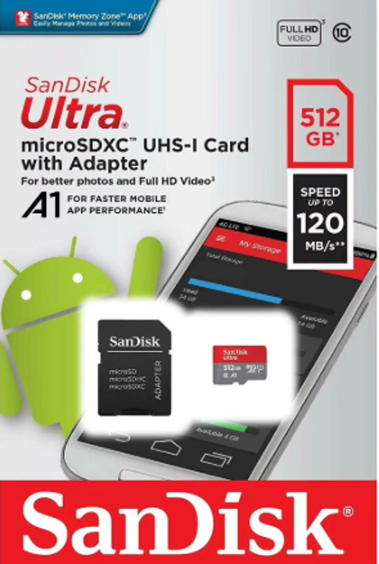 MICRO SD SANDISK ULTRA 512 GB 1