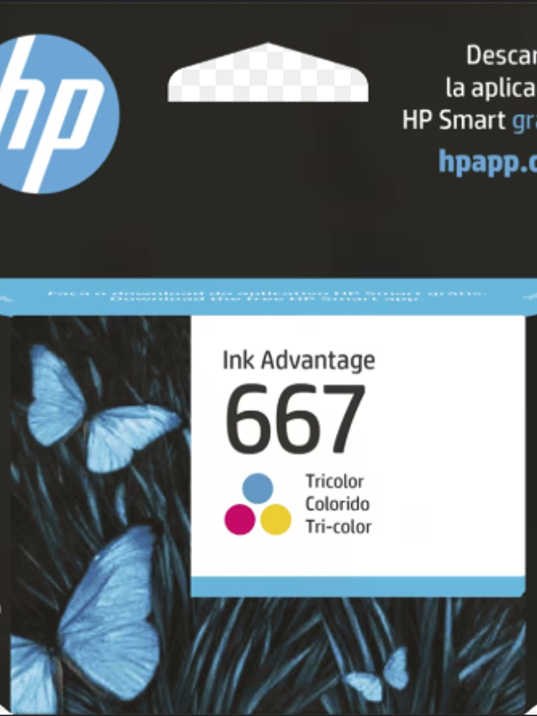 TINTA HP 667 COLOR 1