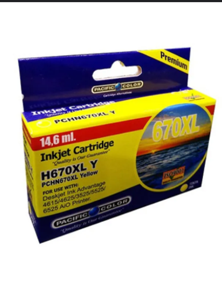 TINTA PACIFIC COLOR 670 AMARILLO 1