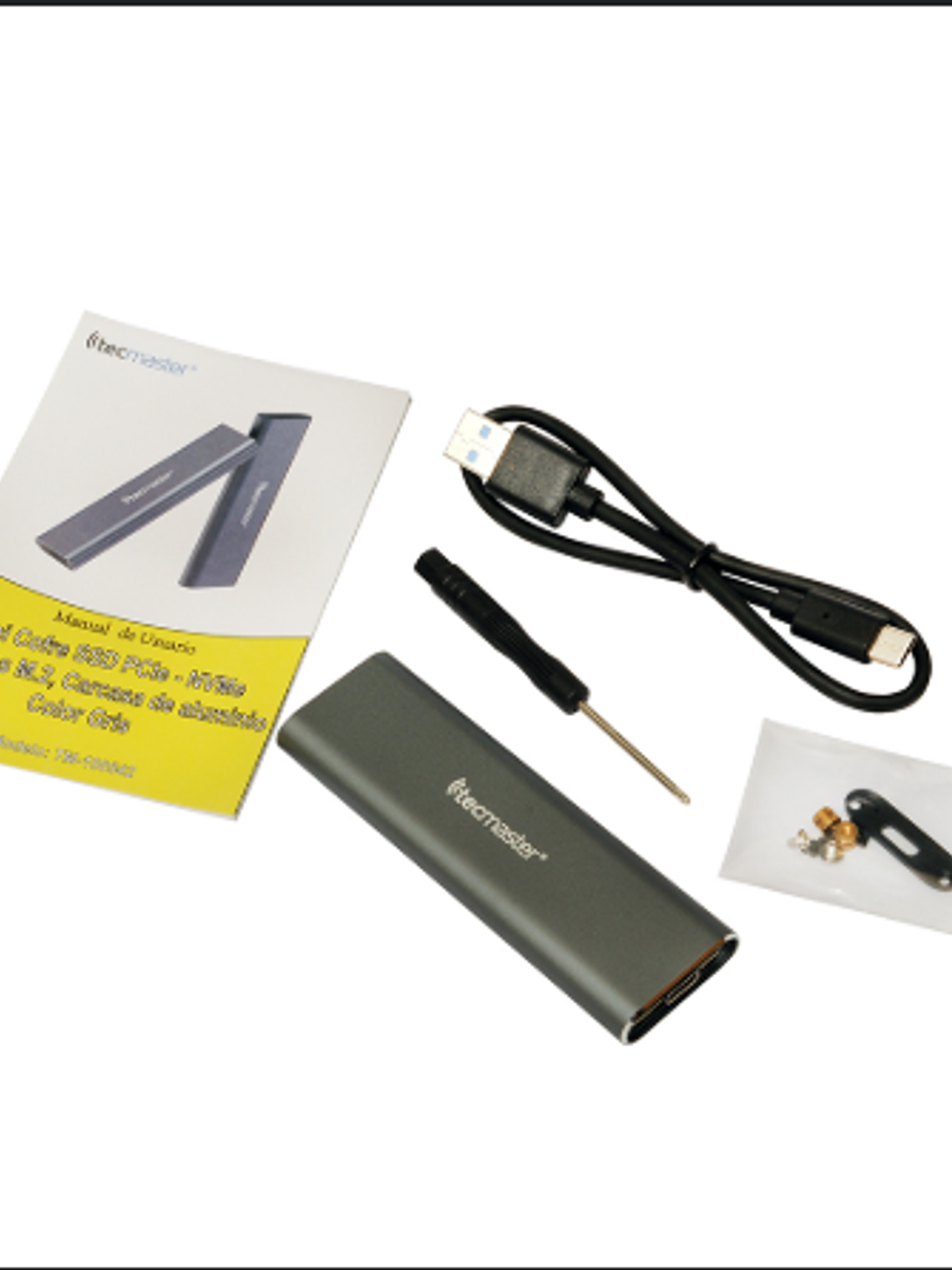 MINI COFRE DISCO DURO SSD PCIE NVME PARA M2 1