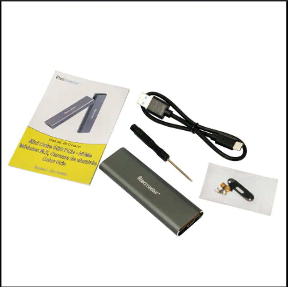 MINI COFRE DISCO DURO SSD PCIE NVME PARA M2 1