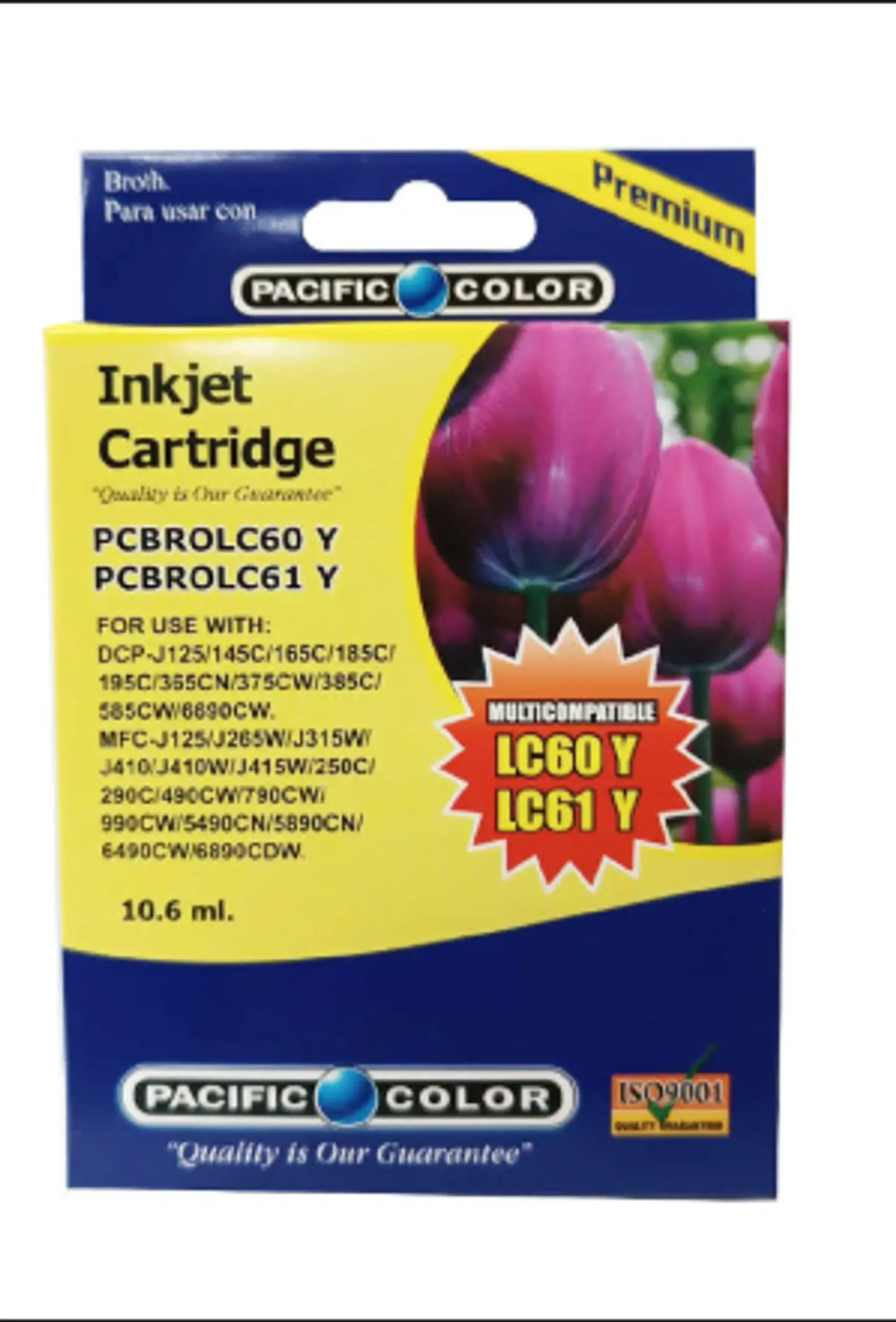 TINTA PACIFIC COLOR LC60 AMARILLO 1