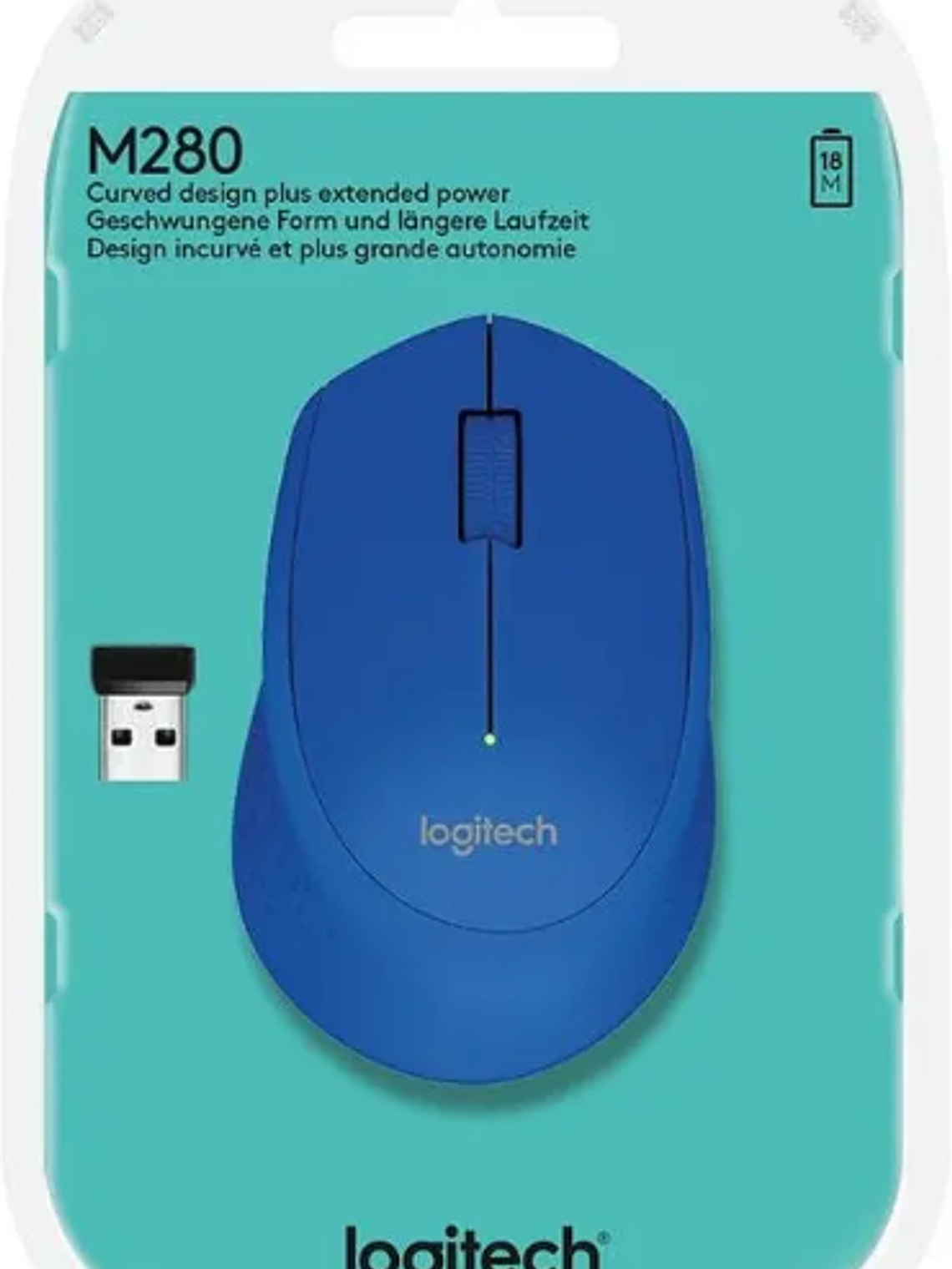MOUSE LOGITECH M280 AZUL 1