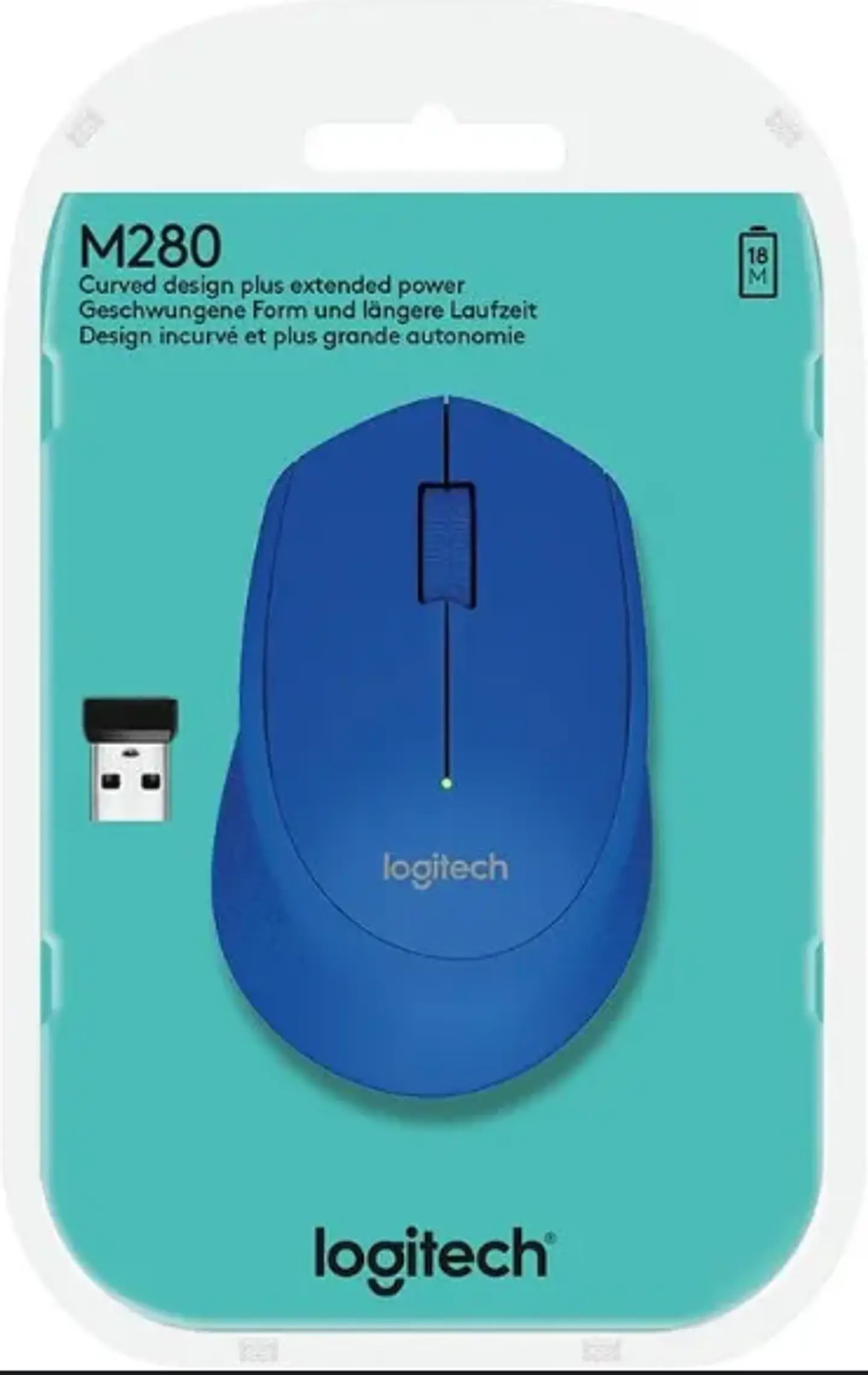 MOUSE LOGITECH M280 AZUL 1
