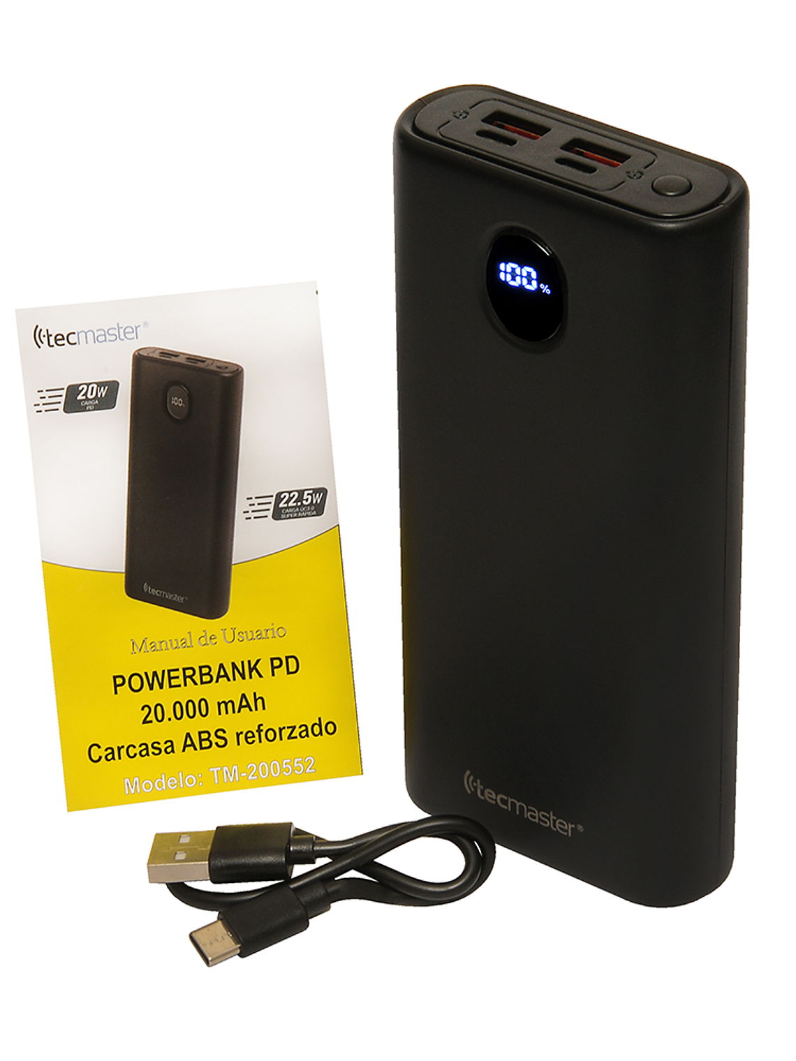 POWER BANK TECMASTER 20.000 MAH 1