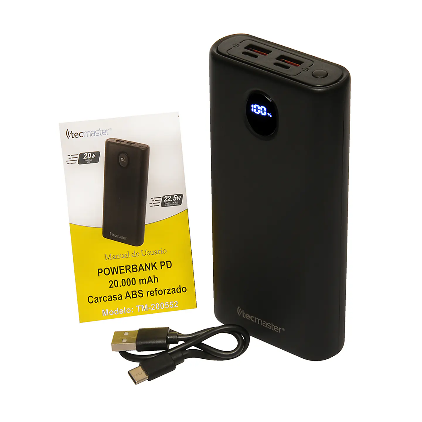 POWER BANK TECMASTER 20.000 MAH 1