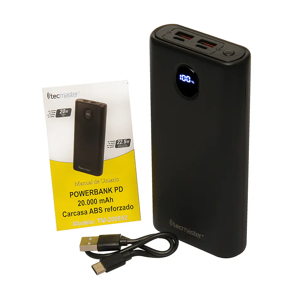 POWER BANK TECMASTER 20.000 MAH 1