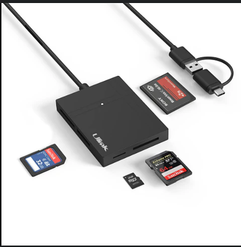 LECTOR DE MEMORA UNIVERSAL USB 3.0 5 EN 1 ULINK