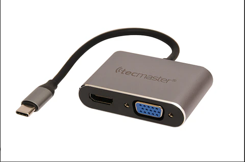 ADAPTADOR TIPO C A HDMI/VGA TECMASTER