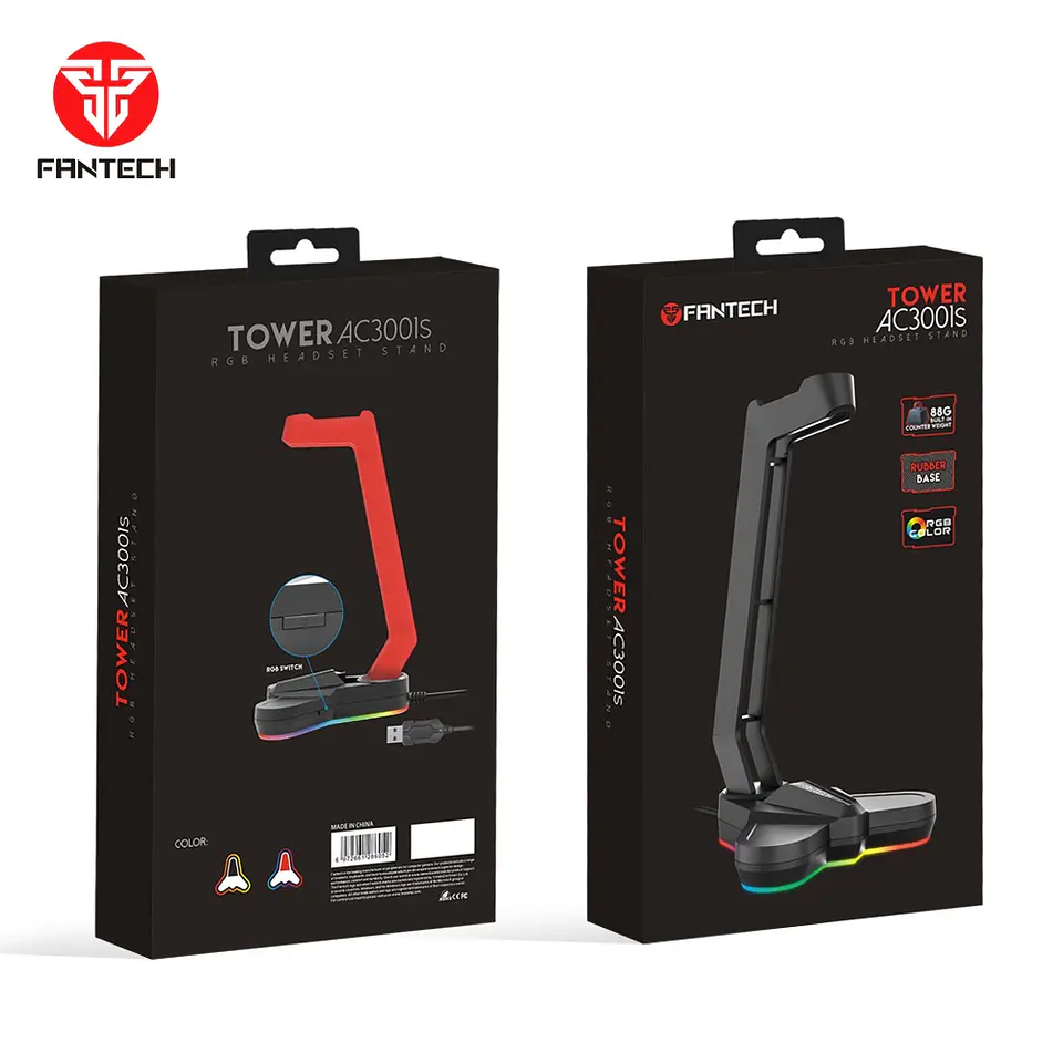 SOPORTE AUDIFONO FANTECH NEGRO 1