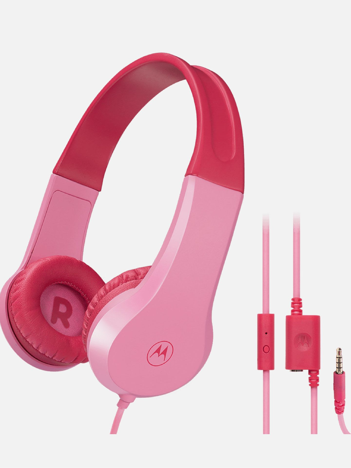 AUDIFONO MOTOROLA KIDS CABLE ROSADO 2