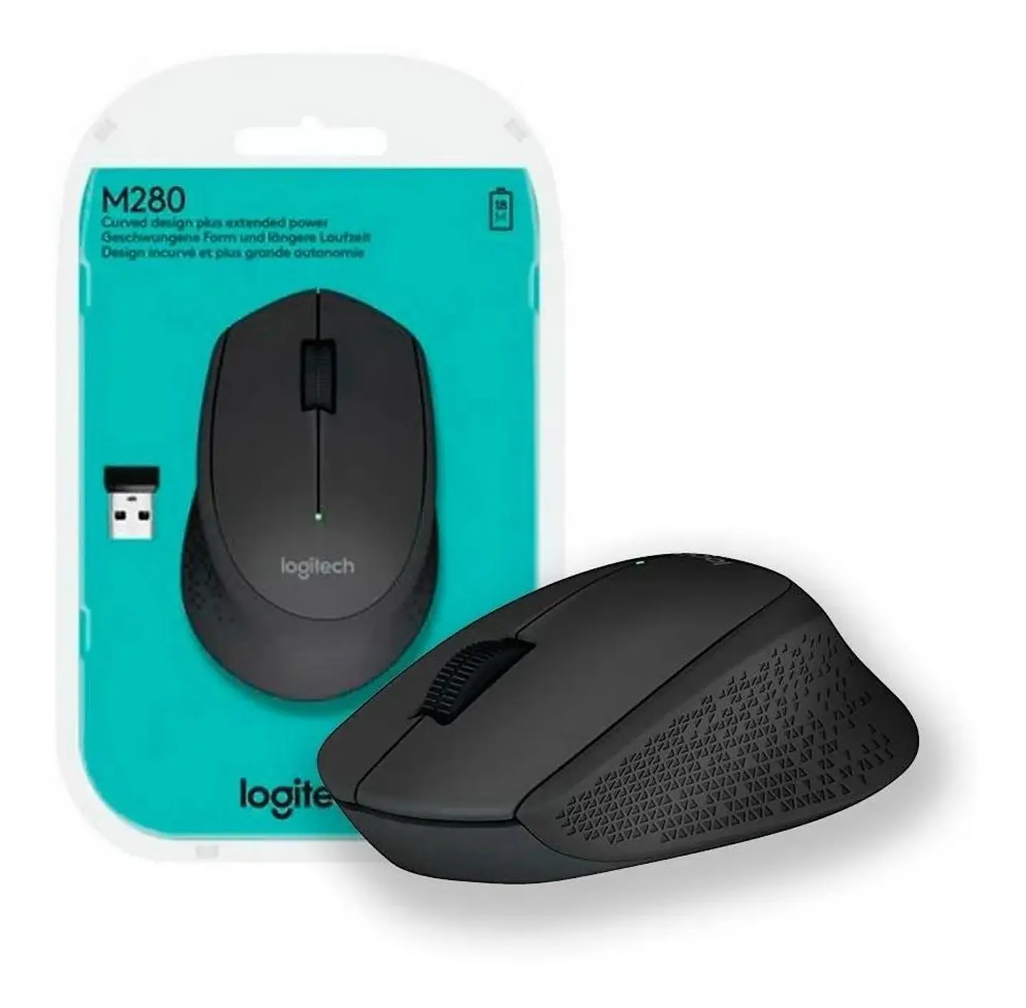 MOUSE LOGITECH M280 BK 1