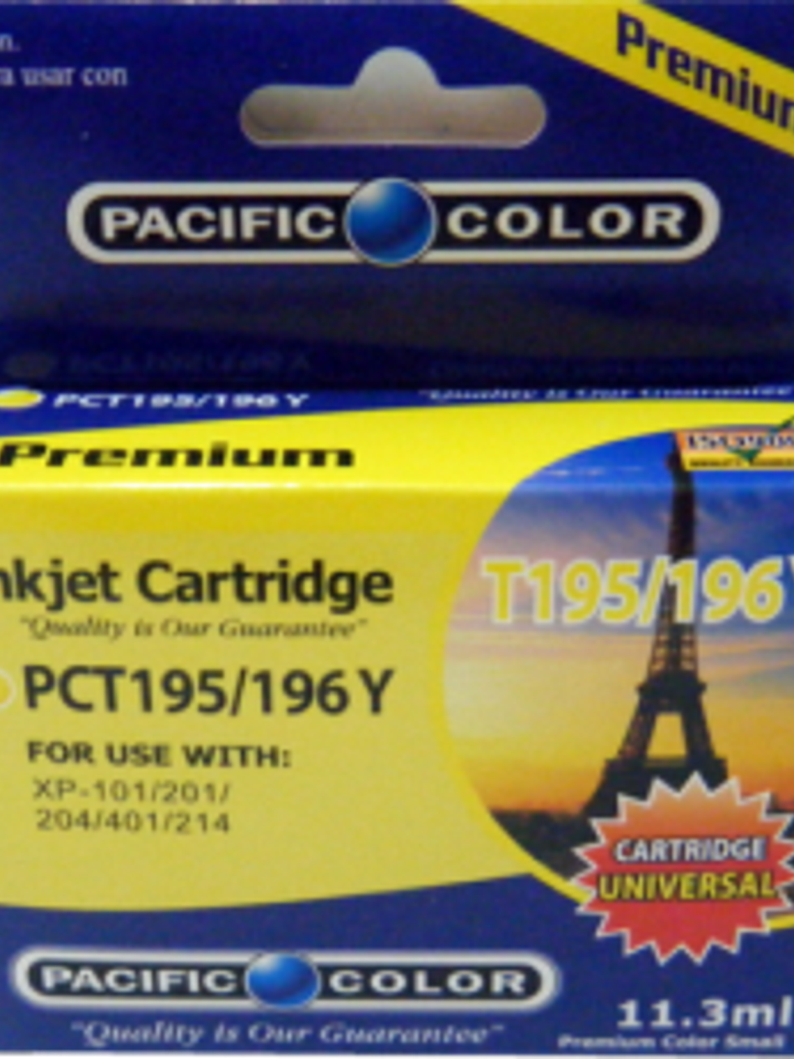 TINTA PACIFIC COLOR 195/196 AMARILLA 2