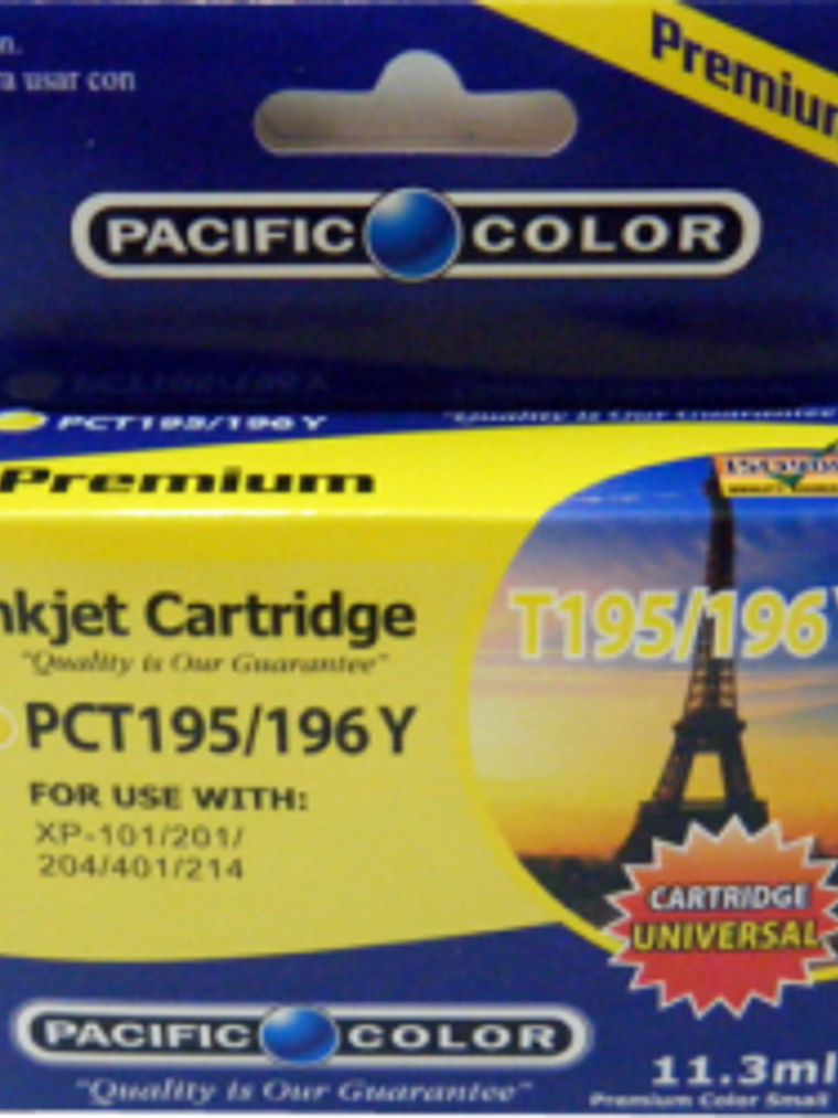 TINTA PACIFIC COLOR 195/196 AMARILLA 2