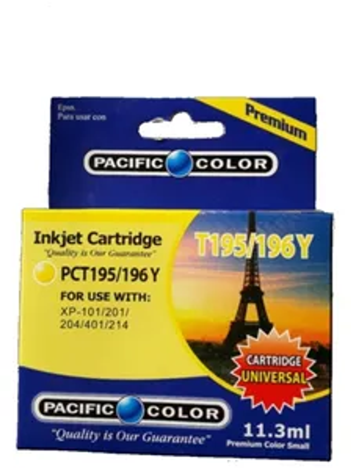 TINTA PACIFIC COLOR 195/196 AMARILLA 1