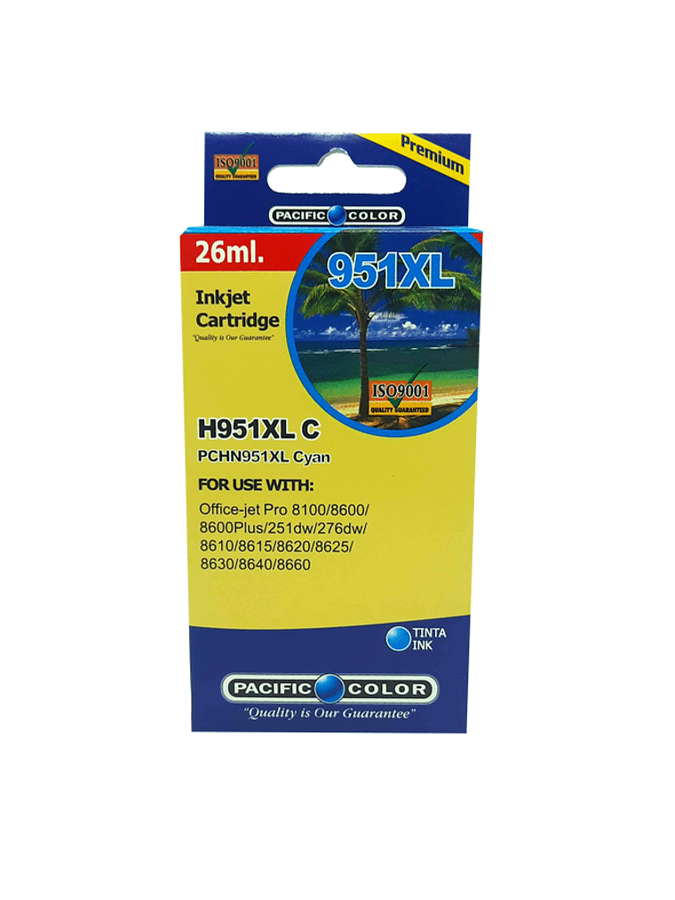 TINTA PACIFIC COLOR 951 CYAN 2