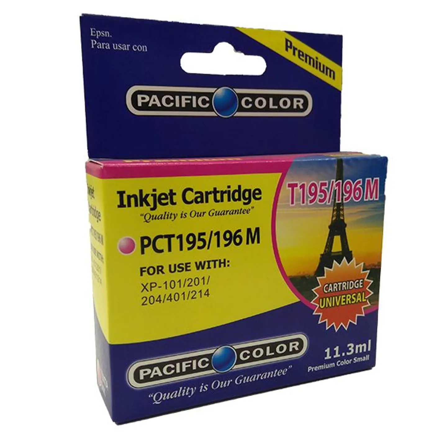 TINTA PACIFIC COLOR 195/196 MAGENTA 1