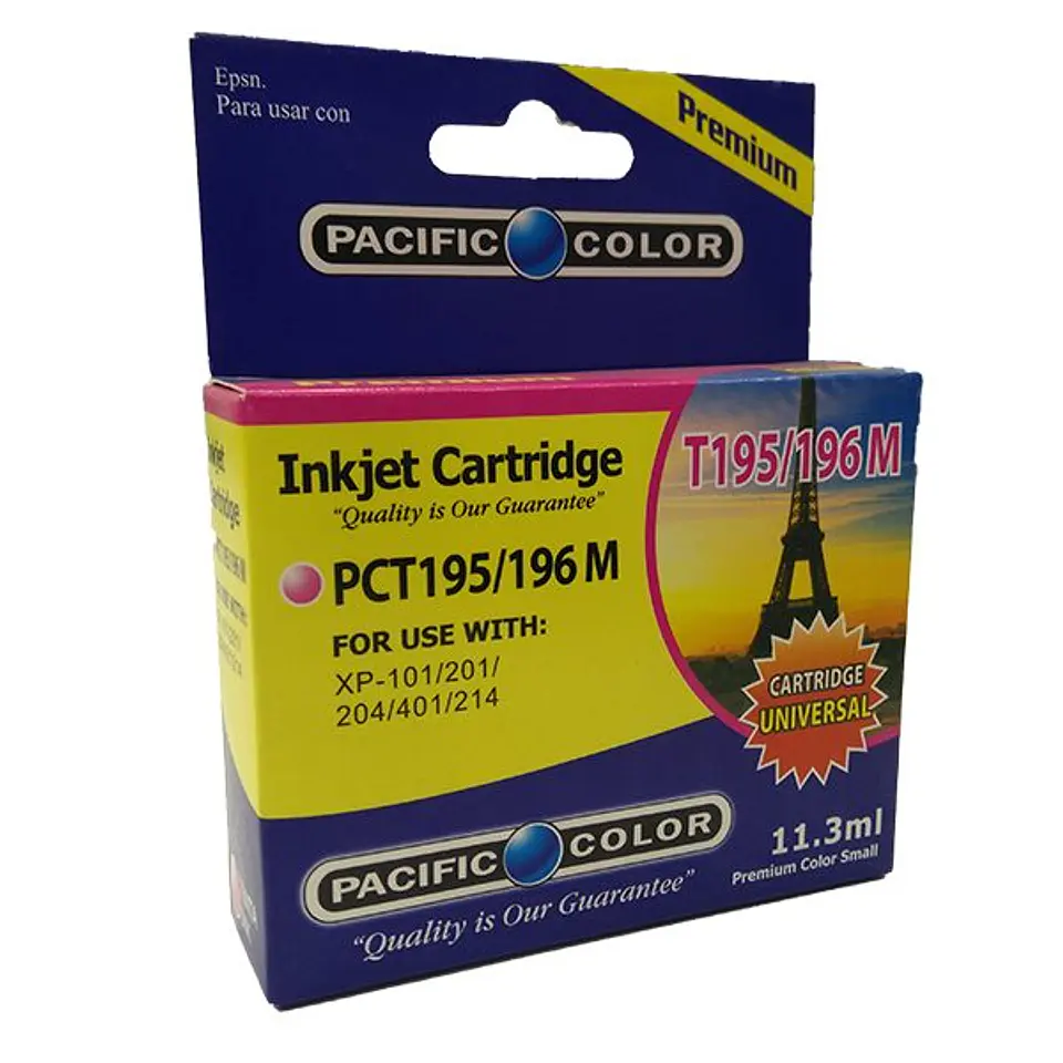 TINTA PACIFIC COLOR 195/196 MAGENTA 1