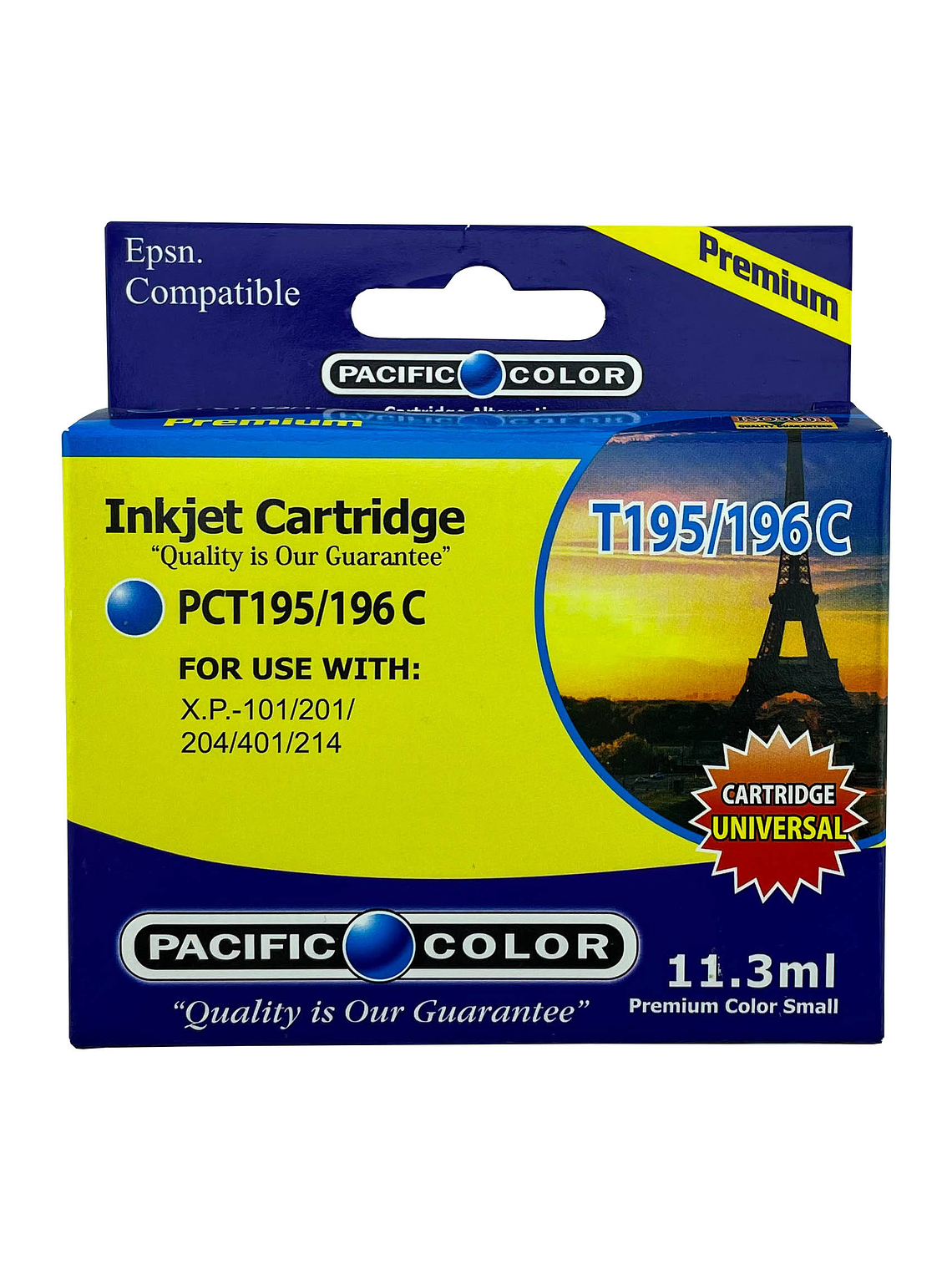TINTA PACIFIC COLOR 195/196 CYAN 1
