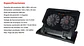 COOLING PAD UTEK 2 VENTILADORES - Miniatura 2