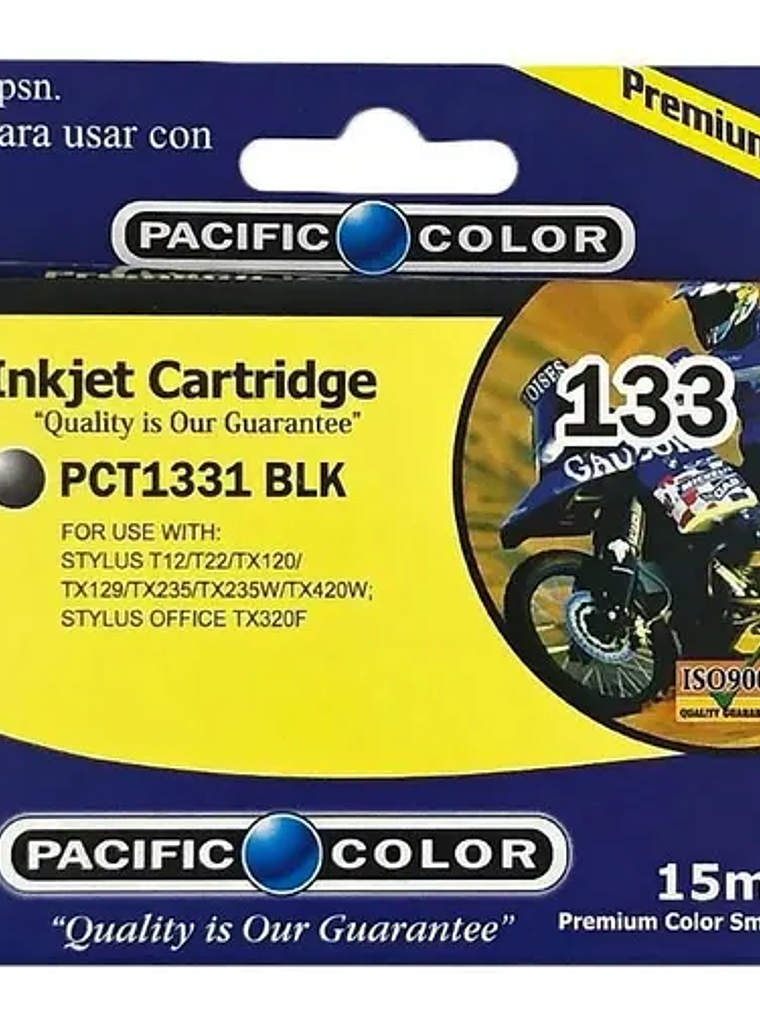 TINTA PACIFIC COLOR 133 BK 1