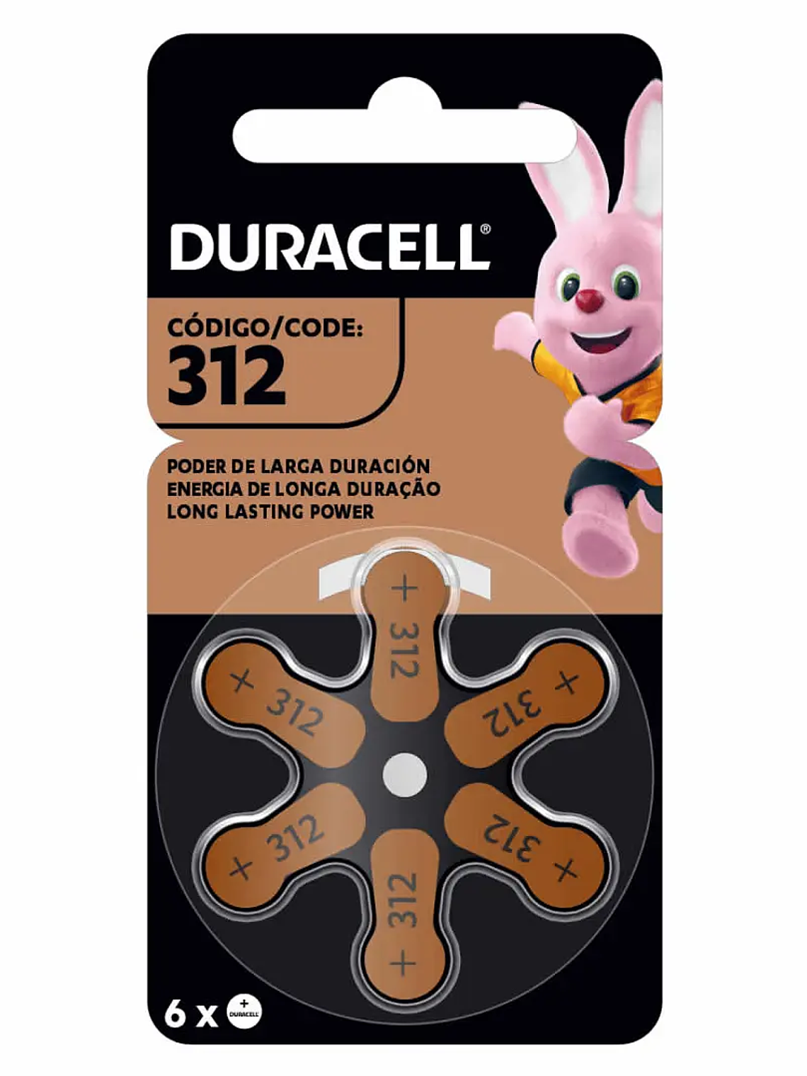 PILA DURACELL PACK 312 1