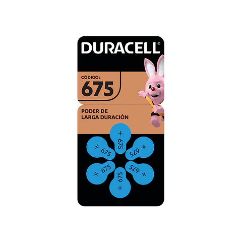 PILA DURACELL PACK 675