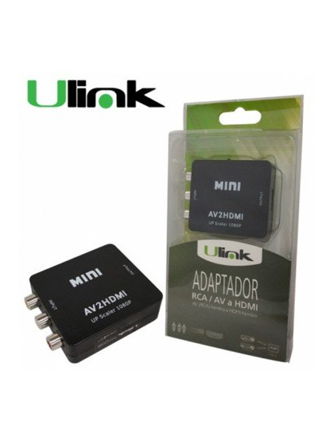ADAPTADOR RCA/AV A HDMI ULINK 2