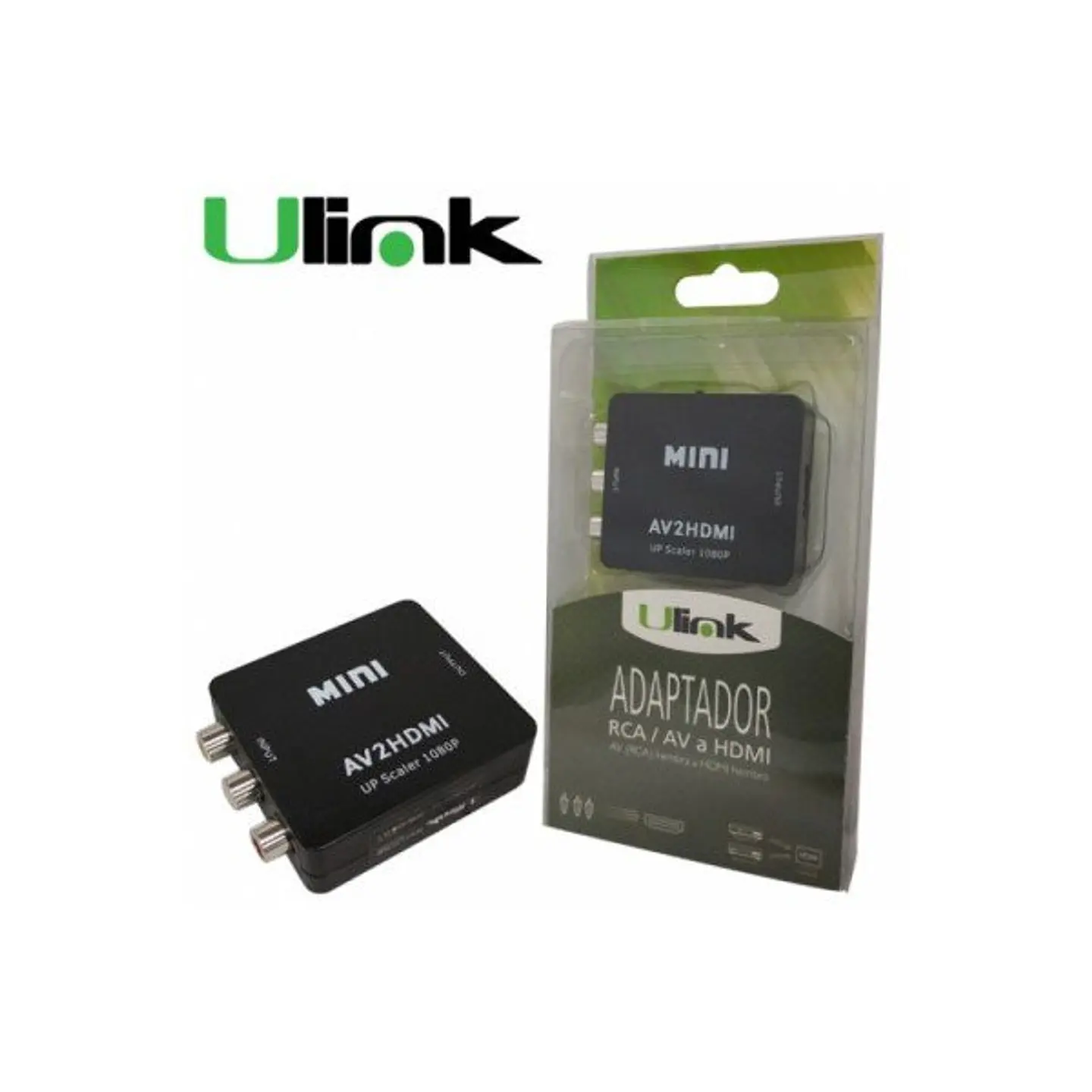 ADAPTADOR RCA/AV A HDMI ULINK 2