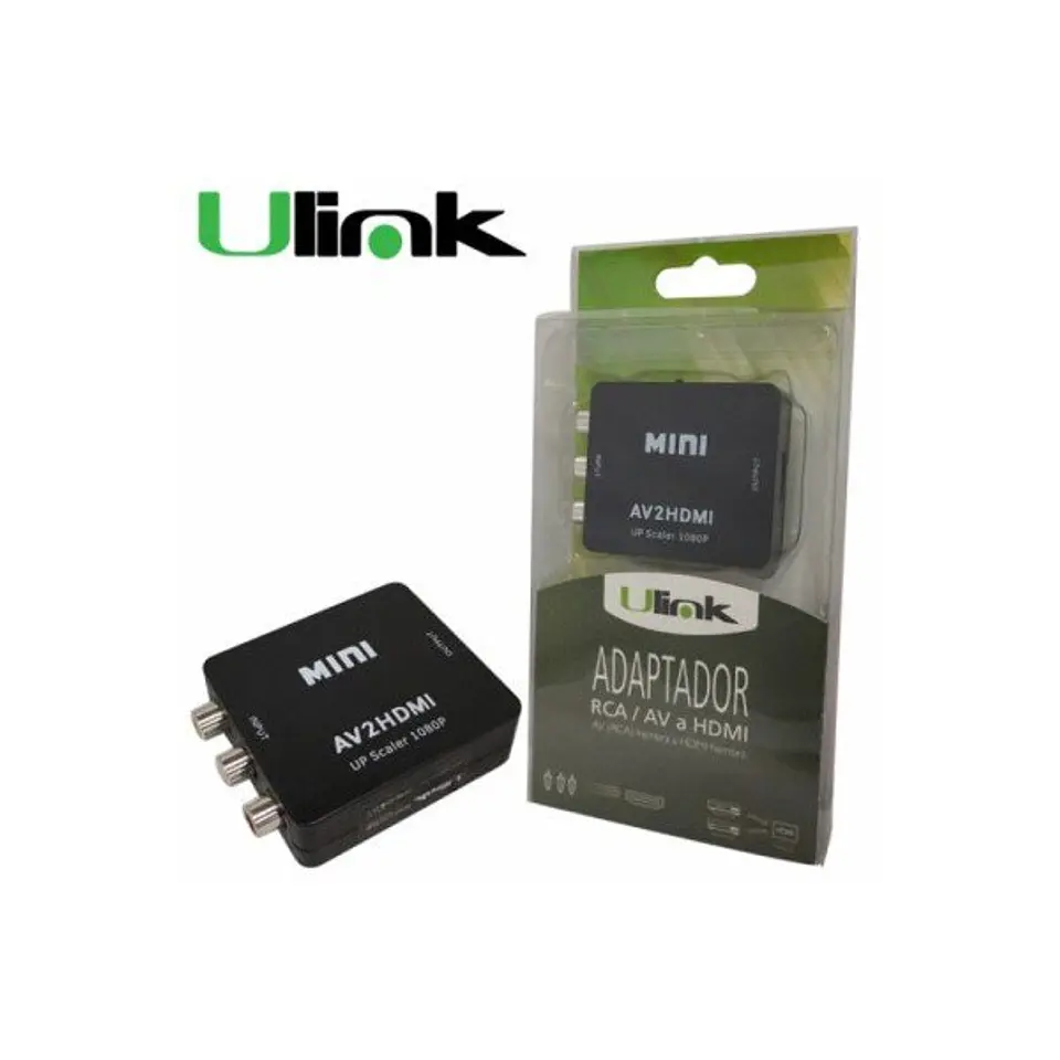 ADAPTADOR RCA/AV A HDMI ULINK 2