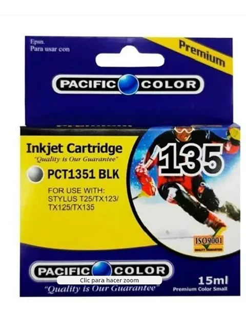TINTA PACIFIC COLOR 135 BK