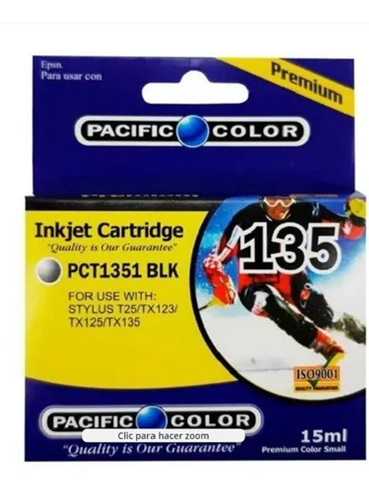 TINTA PACIFIC COLOR 135 BK 1