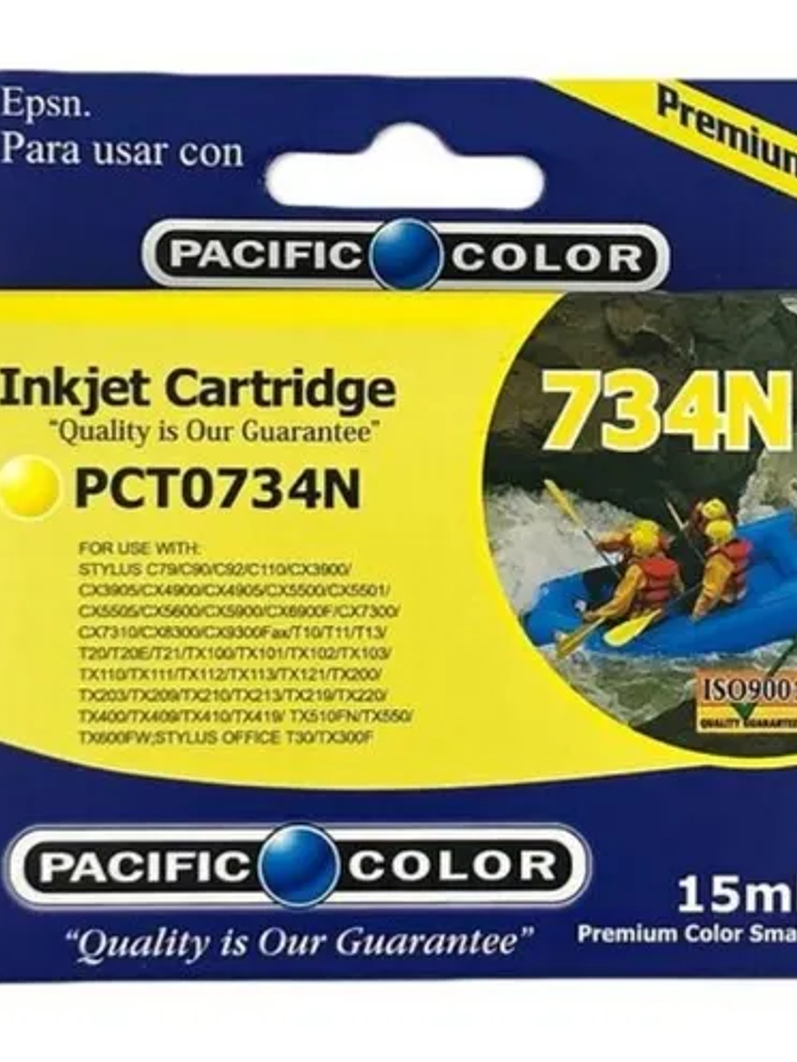 TINTA PACIFIC COLOR 734 AMARILLA 1
