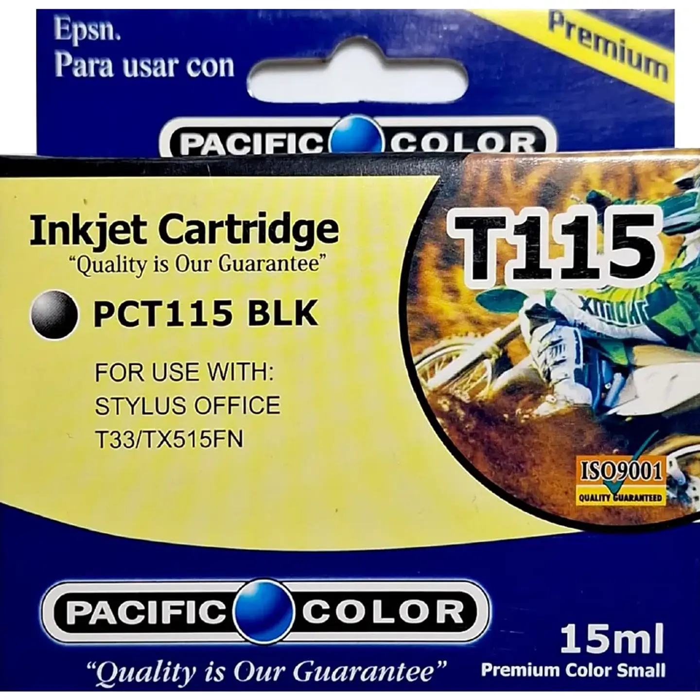 TINTA PACIFIC COLOR 115 BK 1