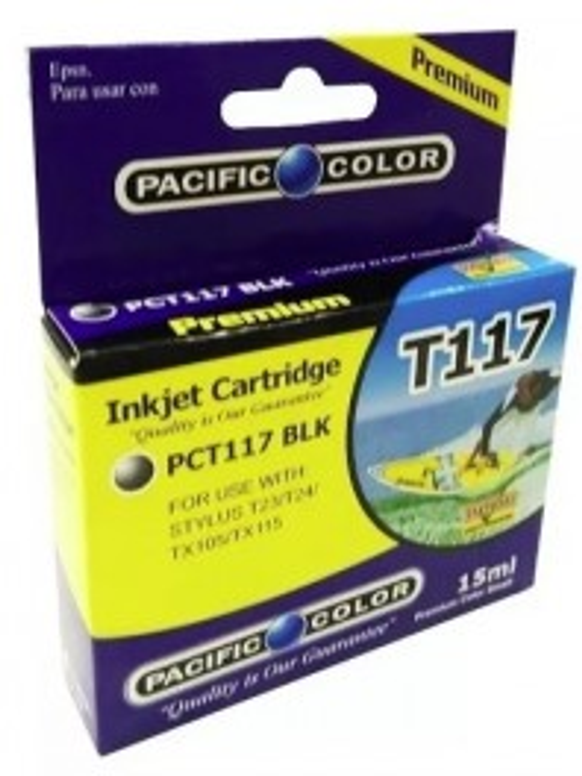 TINTA PACIFIC COLOR 117 BK 1