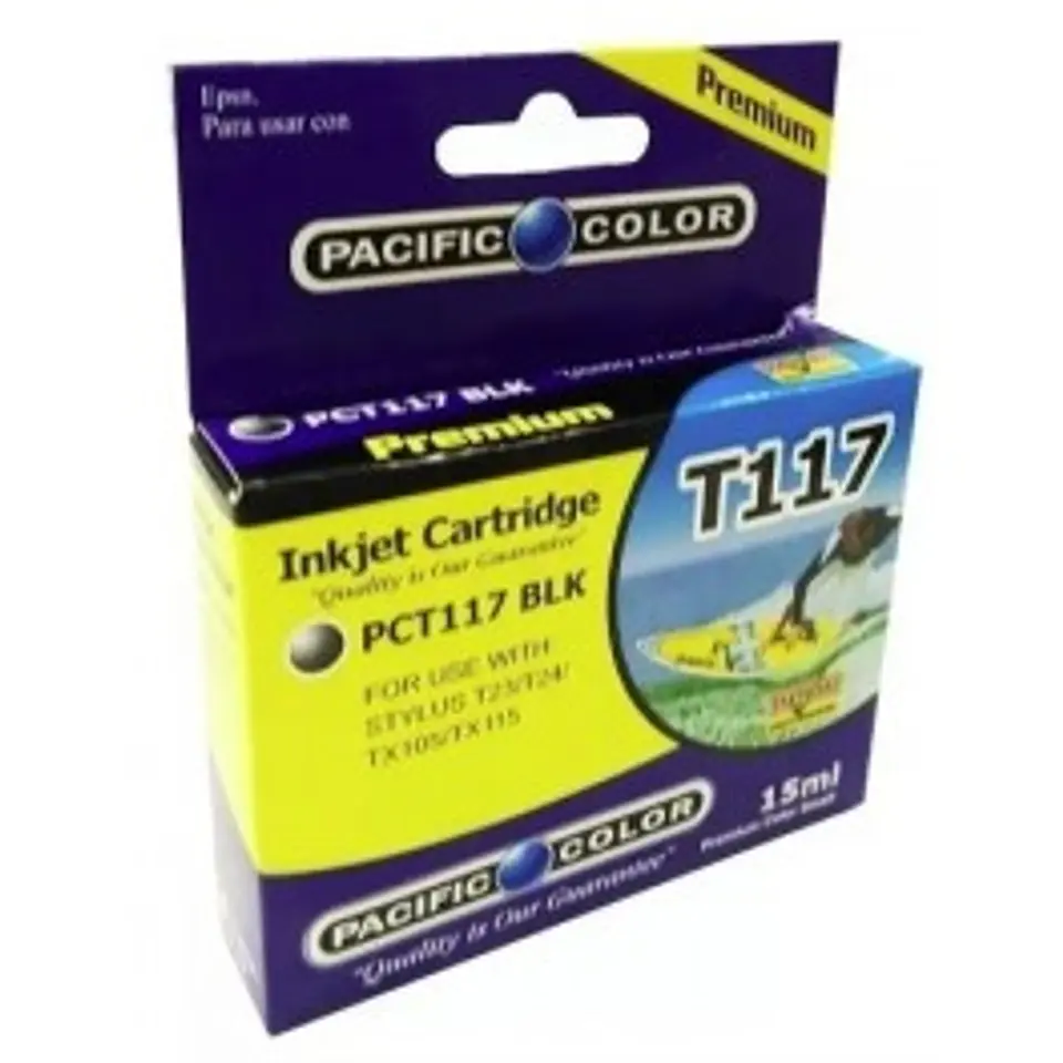 TINTA PACIFIC COLOR 117 BK 1